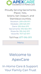 Mobile Screenshot of apexcare.com